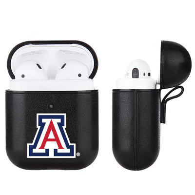 Arizona Wildcats Primary Mark design Black Apple Air Pod Leather Case