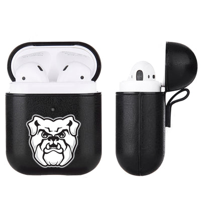 Butler Bulldogs Primary Mark design Black Apple Air Pod Leather Case
