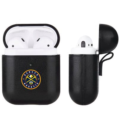 Denver Nuggets Black Apple Air Pod Leather Case