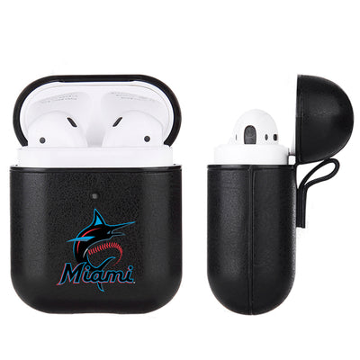 Miami Marlins Apple Air Pod Leatherette