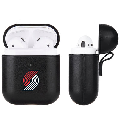 Portland Trailblazers Black Apple Air Pod Leather Case