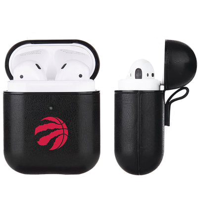 Toronto Raptors Black Apple Air Pod Leather Case