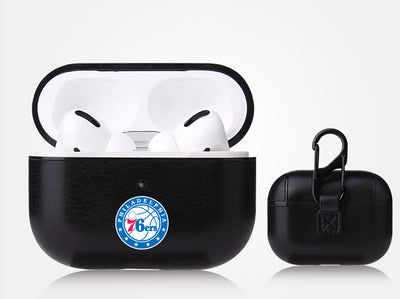 Philadelphia 76ers Black Apple Air Pod Pro Leatherette