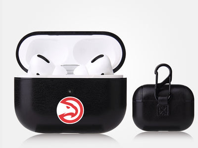 Atlanta Hawks Black Apple Air Pod Pro Leatherette