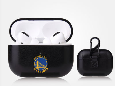 Golden State Warriors Black Apple Air Pod Pro Leatherette