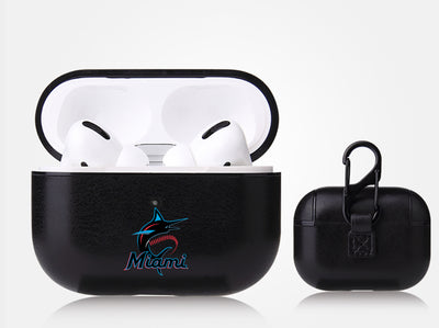 Miami Marlins Apple Air Pod Pro Leatherette
