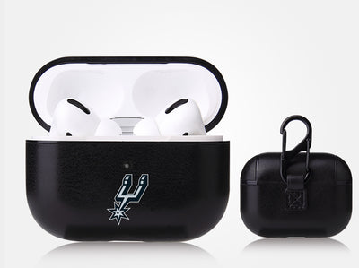 San Antonio Spurs Black Apple Air Pod Pro Leatherette