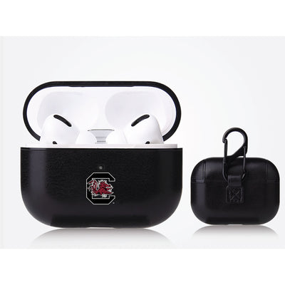 South Carolina Gamecocks Primary Mark design Black Apple Air Pod Pro Leatherette
