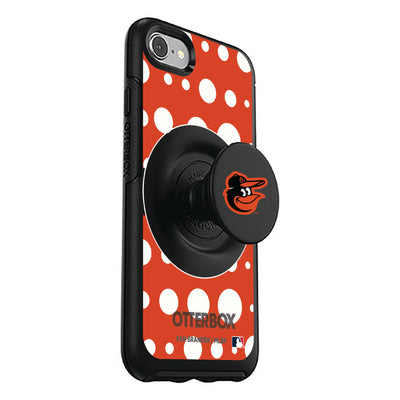 Baltimore Orioles Otter + Pop Symmetry Case - Polka Dots