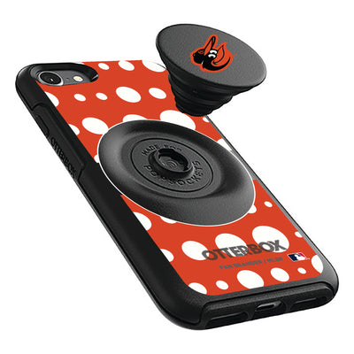 Baltimore Orioles Otter + Pop Symmetry Case - Polka Dots