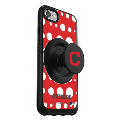 Cleveland Indians Otter + Pop Symmetry Case - Polka Dots