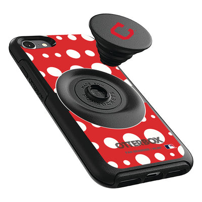 Cleveland Indians Otter + Pop Symmetry Case - Polka Dots