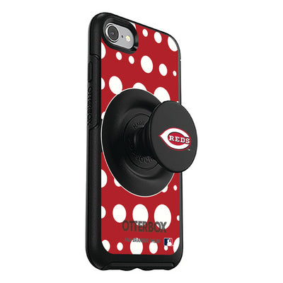 Cincinnati Reds Otter + Pop Symmetry Case - Polka Dots