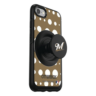 Milwaukee Brewers Otter + Pop Symmetry Case - Polka Dots