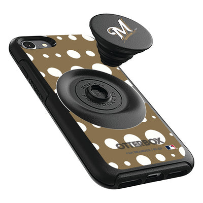 Milwaukee Brewers Otter + Pop Symmetry Case - Polka Dots