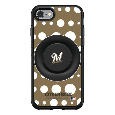 Milwaukee Brewers Otter + Pop Symmetry Case - Polka Dots