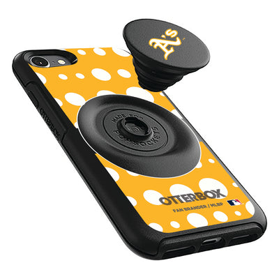 Oakland Athletics Otter + Pop Symmetry Case - Polka Dots