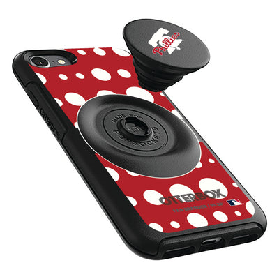 Philadelphia Phillies Otter + Pop Symmetry Case - Polka Dots