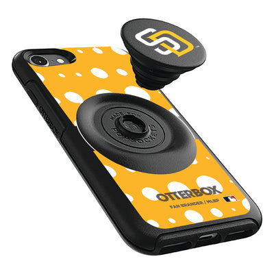 San Diego Padres Otter + Pop Symmetry Case - Polka Dots