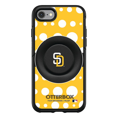 San Diego Padres Otter + Pop Symmetry Case - Polka Dots