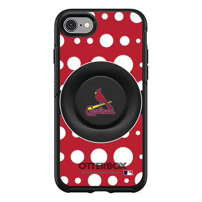 St. Louis Cardinals Otter + Pop Symmetry Case - Polka Dots