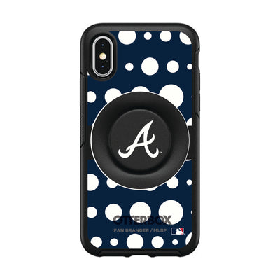 Atlanta Braves Otter + Pop Symmetry Case - Polka Dots