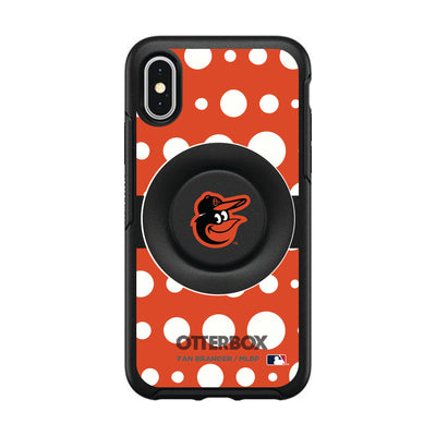 Baltimore Orioles Otter + Pop Symmetry Case - Polka Dots
