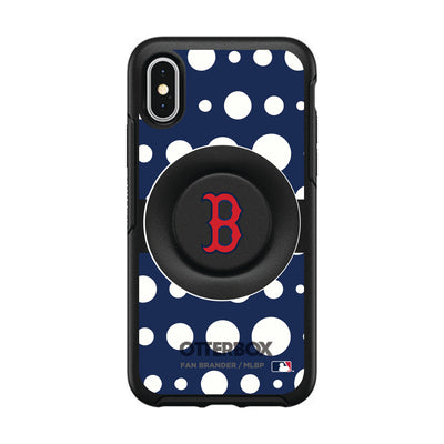 Boston Red Sox Otter + Pop Symmetry Case - Polka Dots
