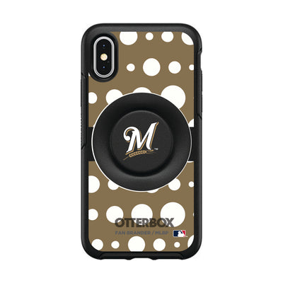 Milwaukee Brewers Otter + Pop Symmetry Case - Polka Dots