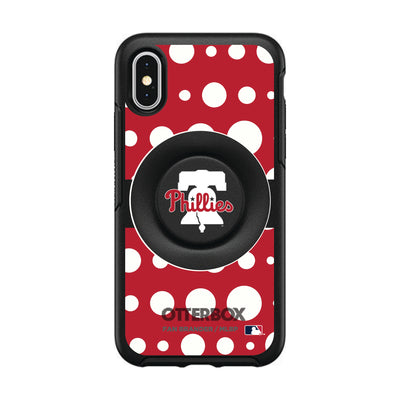 Philadelphia Phillies Otter + Pop Symmetry Case - Polka Dots