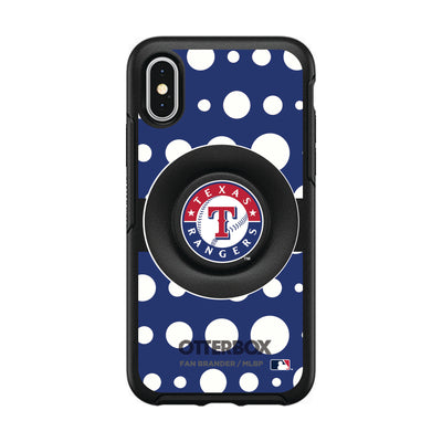 Texas Rangers Otter + Pop Symmetry Case - Polka Dots