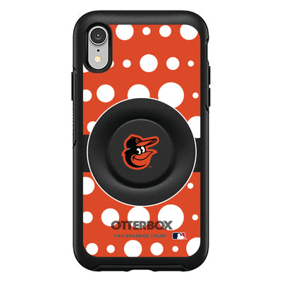 Baltimore Orioles Otter + Pop Symmetry Case - Polka Dots