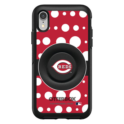 Cincinnati Reds Otter + Pop Symmetry Case - Polka Dots