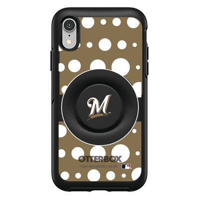 Milwaukee Brewers Otter + Pop Symmetry Case - Polka Dots