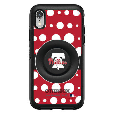 Philadelphia Phillies Otter + Pop Symmetry Case - Polka Dots