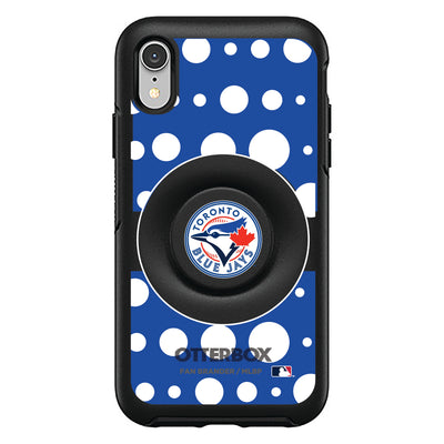 Toronto Blue Jays Otter + Pop Symmetry Case - Polka Dots