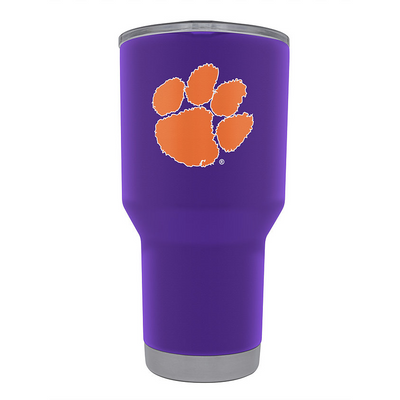 Clemson Nation Tumbler - Powder Coated 20 & 30