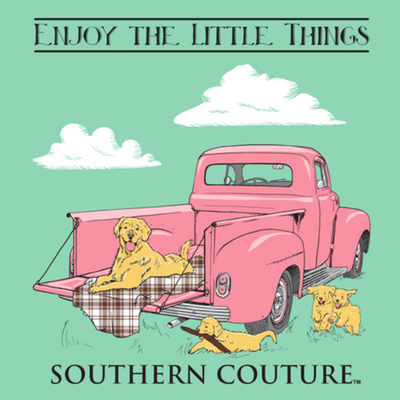 Southern Couture "Love the Little Things" Ladies T - Mint