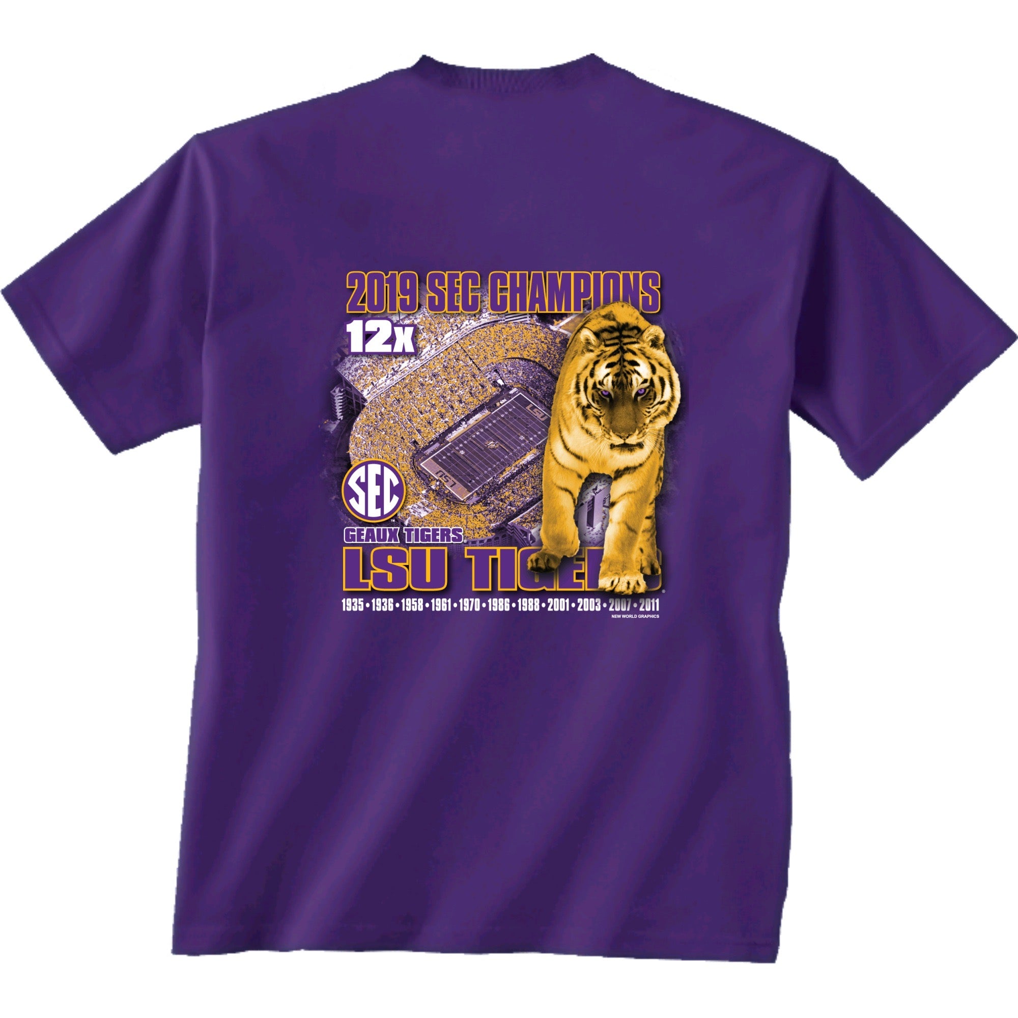 LSU 2019 SEC CHAMPIONS! *Official T-Shirt