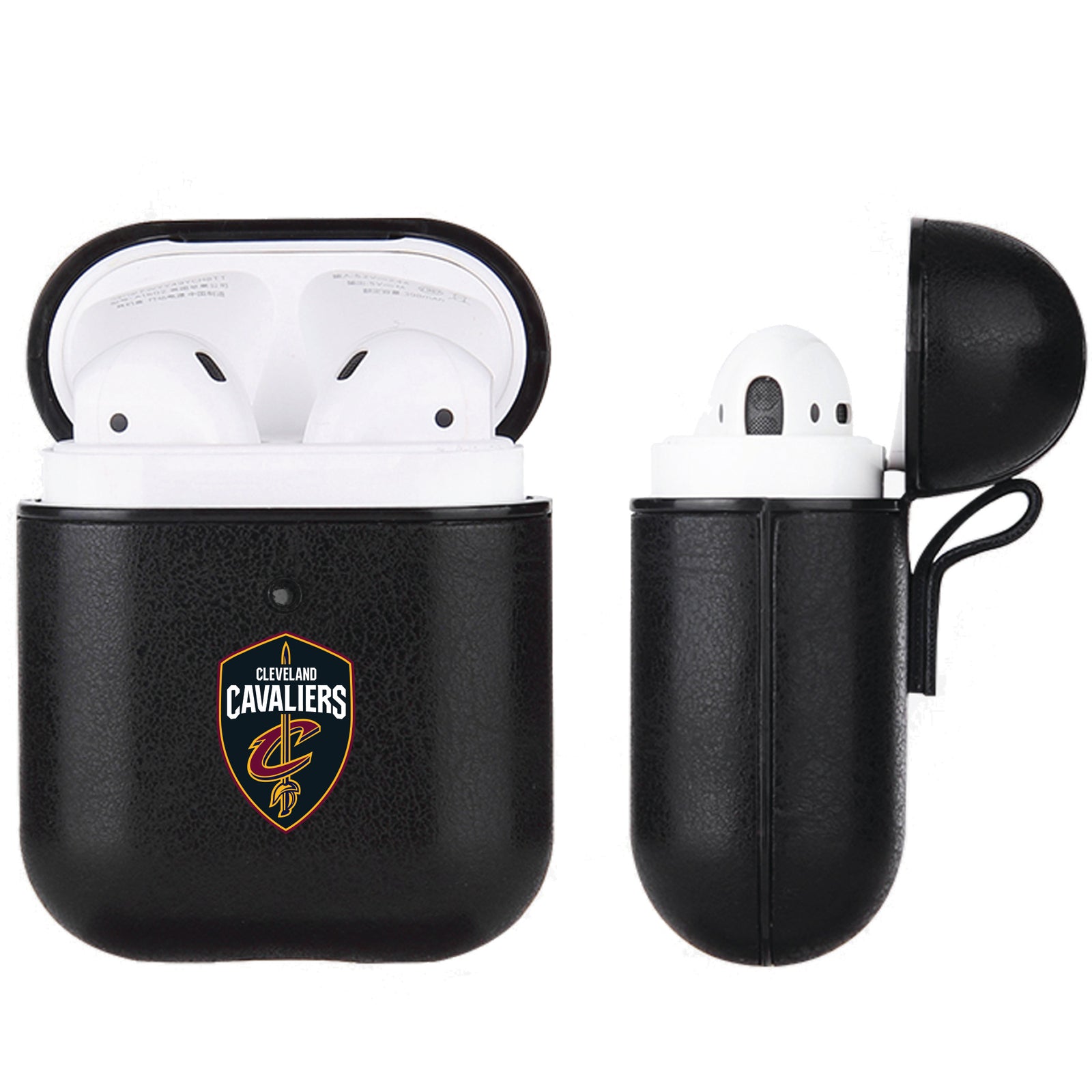 Cleveland Cavaliers Black Apple Air Pod Leather Case