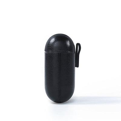 Utah Utes Primary Mark design Black Apple Air Pod Leather Case