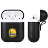 Golden State Warriors Black Apple Air Pod Leather Case