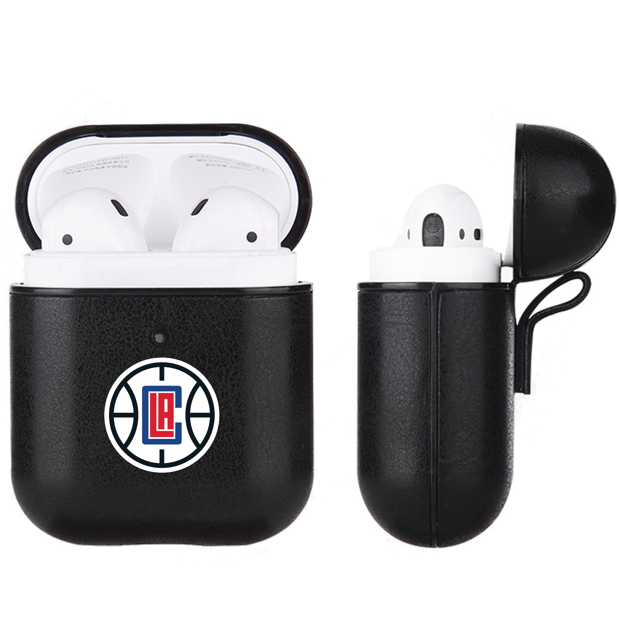 LA Clippers Black Apple Air Pod Leather Case