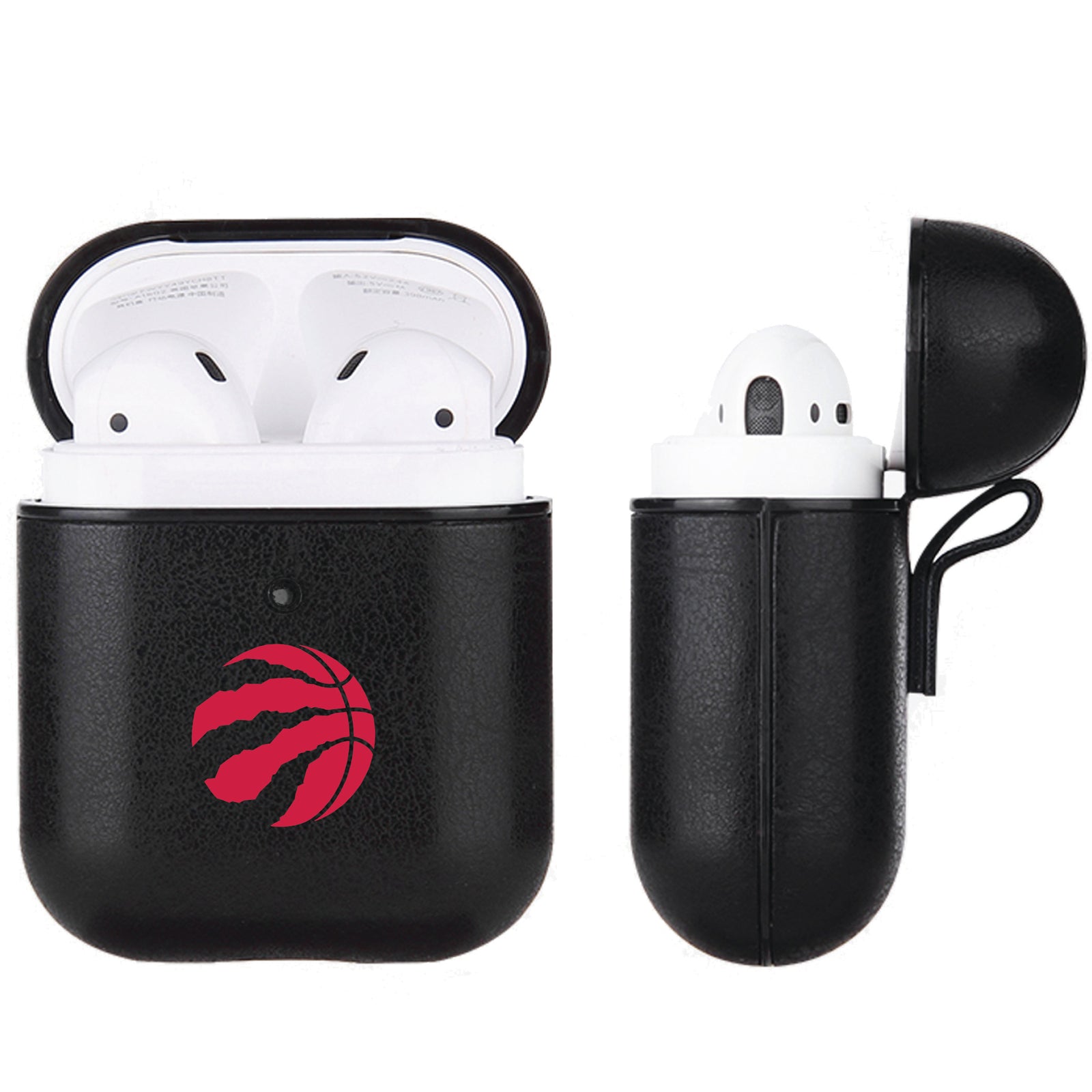 Toronto Raptors Black Apple Air Pod Leather Case
