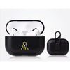 Appalachian State Mountaineers Primary Mark design Black Apple Air Pod Pro Leatherette
