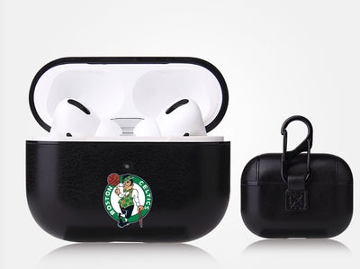 Boston Celtics Black Apple Air Pod Pro Leatherette