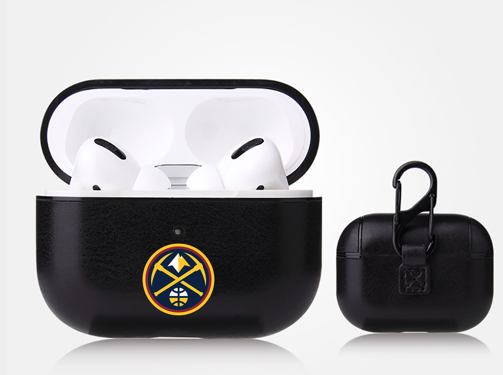 Denver Nuggets Black Apple Air Pod Pro Leatherette