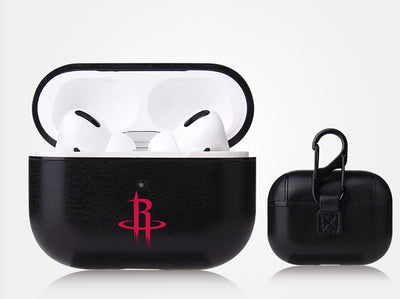 Houston Rockets Black Apple Air Pod Pro Leatherette