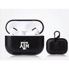 Texas A&M Aggies Primary Mark design Black Apple Air Pod Pro Leatherette