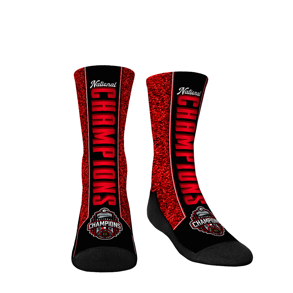 UGA " CHAMPIONS" socks